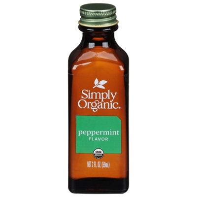 Simply Organic Peppermint Flavor - 2 Oz