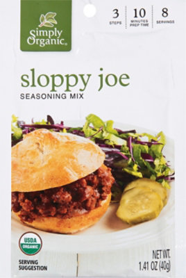 Simply Organic Seasoning Sloppy Joe - 1.41 Oz - Image 2