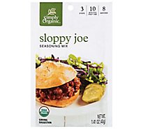 Simply Organic Seasoning Sloppy Joe - 1.41 Oz