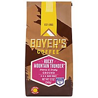 Boyers Coffee Coffee Ground Dark Roast Rocky Mountain Thunder - 12 Oz - Image 2