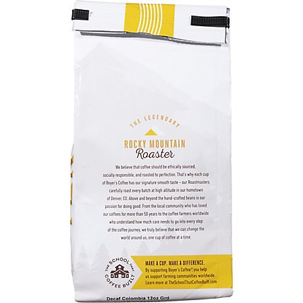 Boyers Coffee Coffee Ground Medium Roast Colombian Decaf - 12 Oz - Image 5