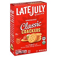 Late July Crackers Organic Classic Rich - 6 Oz - Image 1