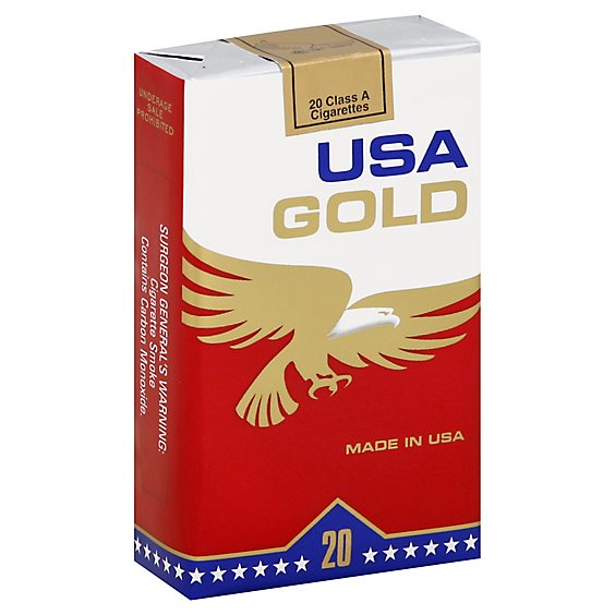 USA Gold Cigarettes Red King - Pack