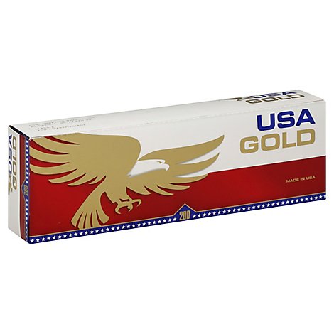 USA Gold Cigarettes Red King - Carton