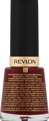 Revlon Creme Nail Enamel Raven Red 721 - .50 Oz - Image 3