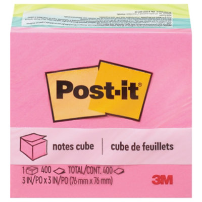 Post-it Notes Cube 3X3 Brights - 400 Ct - Image 3