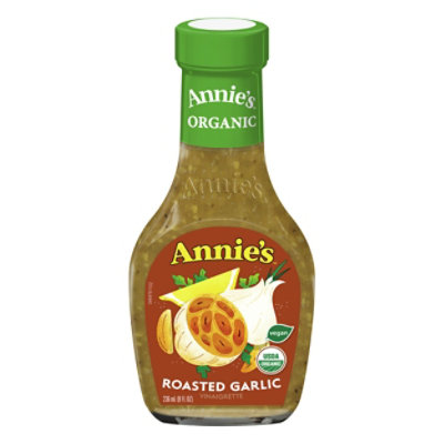 Annies Naturals Organic Vinaigrette Roasted Garlic - 8 Fl. Oz.
