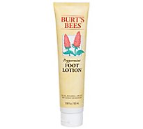 Burts Bees Foot Lotion Peppermint - 3.38 Fl. Oz.