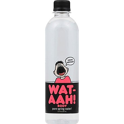 WAT- AAH! Spring Water Pure Body - 16.9 Fl. Oz. - Image 2