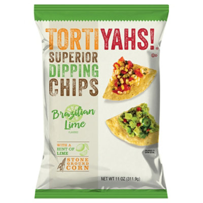 Tortiyahs! Brazilian Lime Tortilla Chips - 11 Oz - Image 1