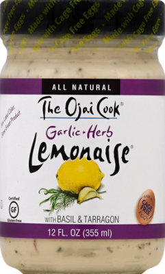 The Ojai Cook Lemonaise Garlic & Herb - 12 Fl. Oz. - Image 2
