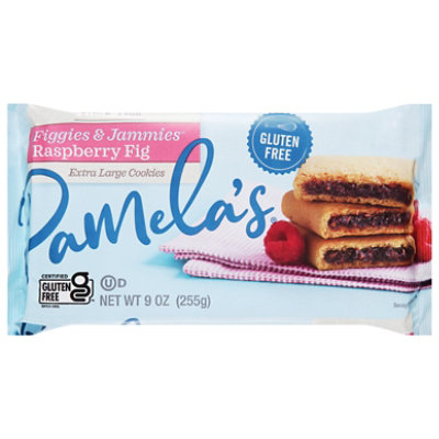 Pamelas Figgies & Jammies Cookies Extra Large Gluten-Free Raspberry & Fig  - 9 Oz - Image 3