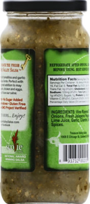 Treasure Valley Salsa Salsa Verde Medium - 16 Oz - Image 3