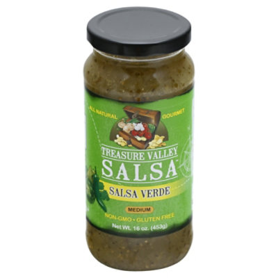 Treasure Valley Salsa Salsa Verde Medium - 16 Oz