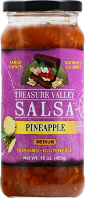 Treasure Valley Salsa Pineapple Medium Jar - 16 Oz - Image 2