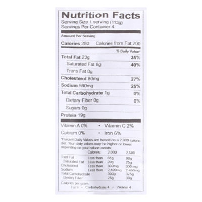 Organic Pr Sausage Pork Link - 8 Oz - Image 4