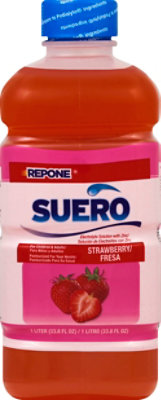 Repone Suero Electrolyte Solution Strawberry 1 Liter - 33.8 Fl. Oz. - Image 2