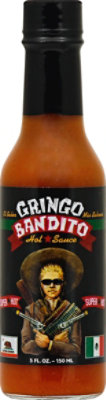 Gringo Bandito Hot Sauce Super Hot Bottle - 5 Oz - Image 2