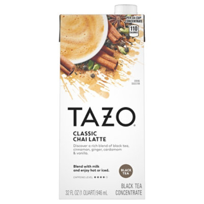 TAZO Tea Concentrate Black Tea Classic Chai Latte - 32 Fl. Oz. - Image 4