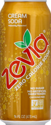 Zevia Soda Cream - 16 Fl. Oz. - Image 1