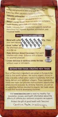 Teeccino Herbal Coffee Organic Caffeine-Free All-Purpose Grind Medium Roast Vanilla Nut - 11 Oz - Image 3