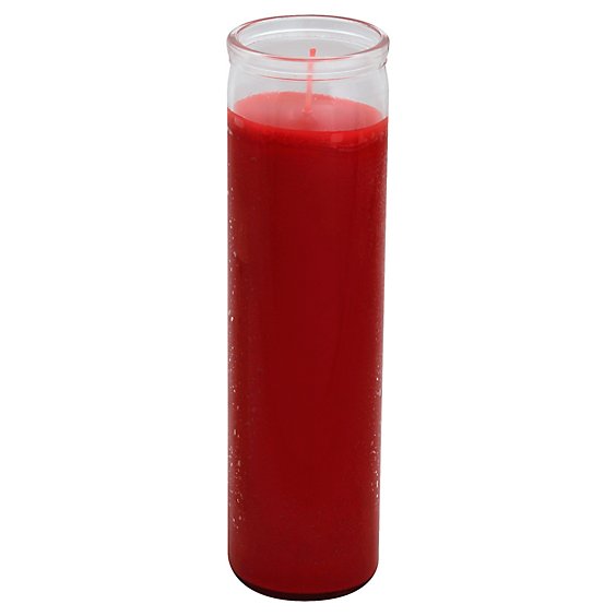 Eternalux Candle Plain Red Jar - Each