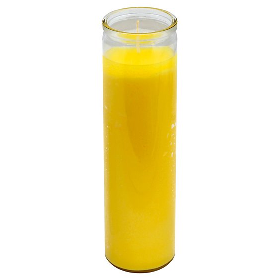 Eternalux Candle Plain Yellow Jar - Each