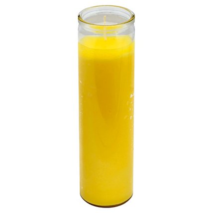 Eternalux Candle Plain Yellow Jar - Each - Image 1