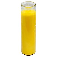 Eternalux Candle Plain Yellow Jar - Each - Image 1