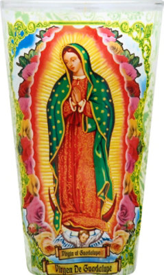 Eternalux Candle Scented Virgin of Guadalupe Jar - Each - Image 2