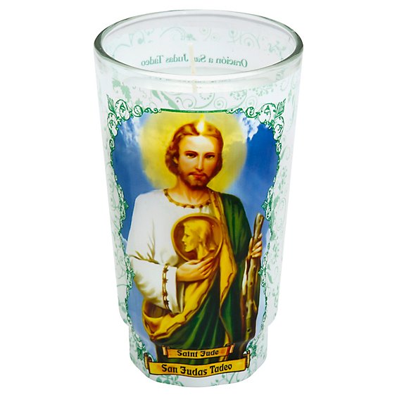 Indio St Jude Cup Candle - Each