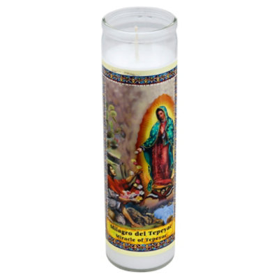 Eternalux Candle Miracle of Tepeyac Jar - Each