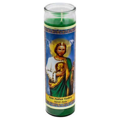 Eternalux St Jude Grn Candle - Each - Image 1