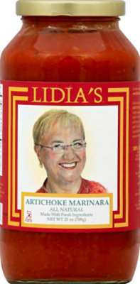 Lidias Pasta Sauce Marinara Artichoke Jar - 25 Oz - Image 2