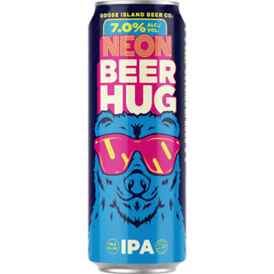 Goose Island Neon Beer Hug IPA Can - 19.2 Fl. Oz. - Image 1