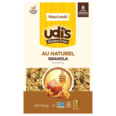 Udis Gluten Free Granola Simple Au Naturel - 12 Oz - Image 1