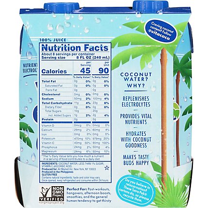 Vita Coco Coconut Water Pure Pack - 4-16.9 Fl. Oz. - Image 4