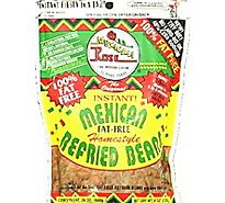 Mexicali Rose Beans Refried Instant Homestyle Fat Free Bag - 6 Oz