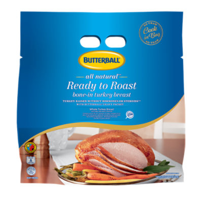 Butterball Turkey Breast Bone In - 8 Lb - Image 1