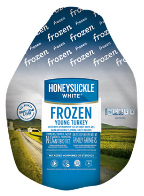 Honeysuckle White Whole Turkey All Natural Frozen - Weight Between 16-20 Lb - Image 1