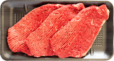 USDA Choice Beef Bottom Round Steak Blade Tenderized Value Pack - 2.5 Lb - Image 1