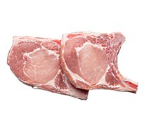 Meat Counter Pork Loin Center Cut Chops Bone In - 1.50 LB