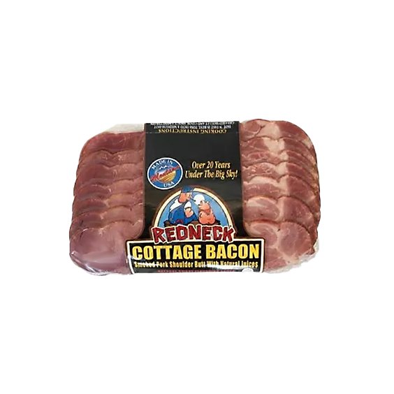 Redneck Bacon Cottage Center Cut Sliced - 1 LB