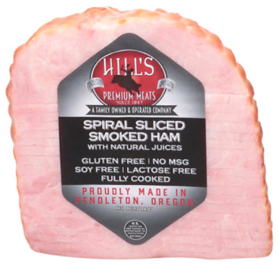 Hills Ham Spiral Sliced Boneless Half - 2 Lb - Image 1