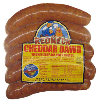Redneck Sausage Cheddar Dawg Fr - 1 LB