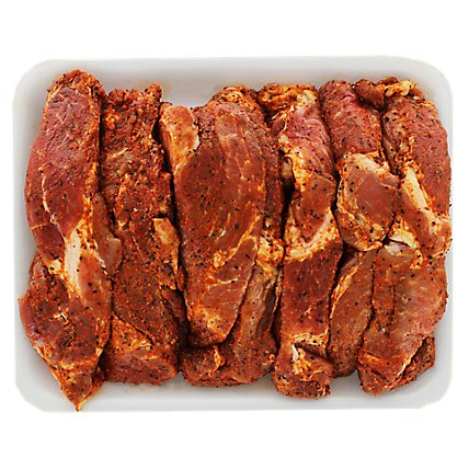 Meat Counter Pork Shoulder Country Style Ribs Bone In Seasoned - 2 LB - Image 1