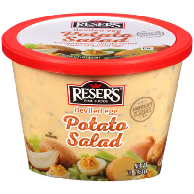 Resers Deviled Egg Potato Salad - 0.50 Lb