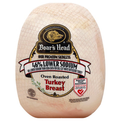  Boars Head Turkey Breast Lower Sodium - 0.50 LB 