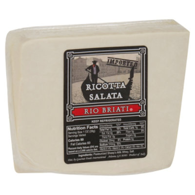 Zerto Ricotta Salata Pw - 0.50 LB