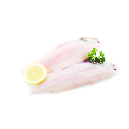 Seafood Counter Fish Sole Dover Fillet Stuffed Frozen Service Case - 0.50 LB - Image 1